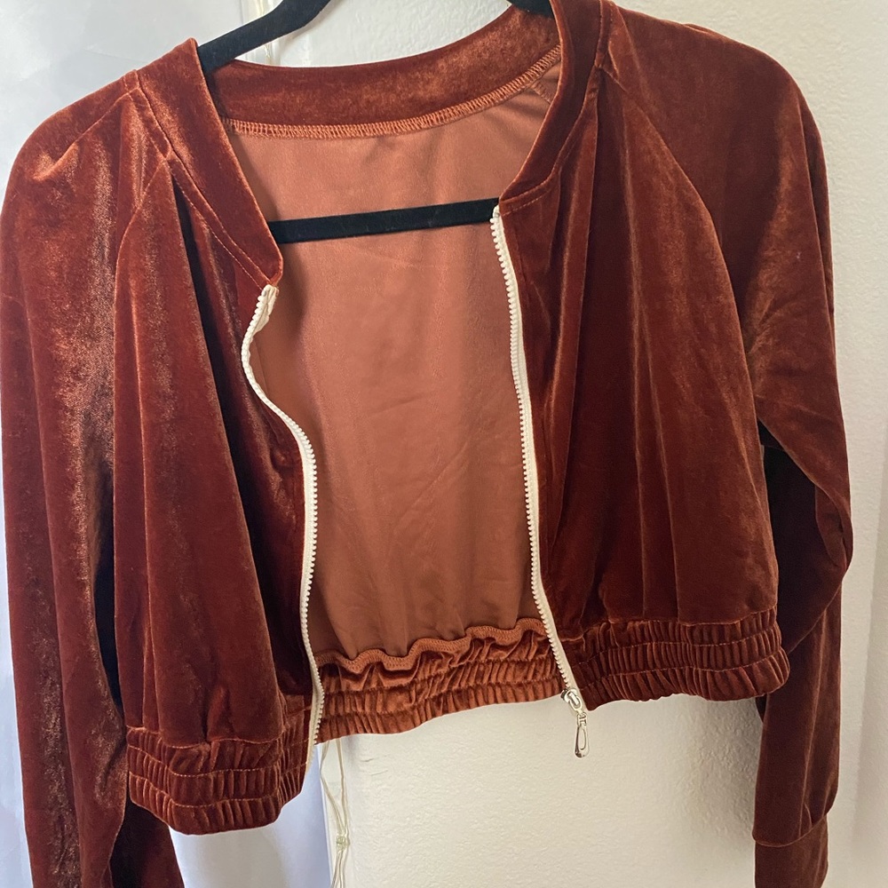 SHEIN VELOUR TRACKSUIT